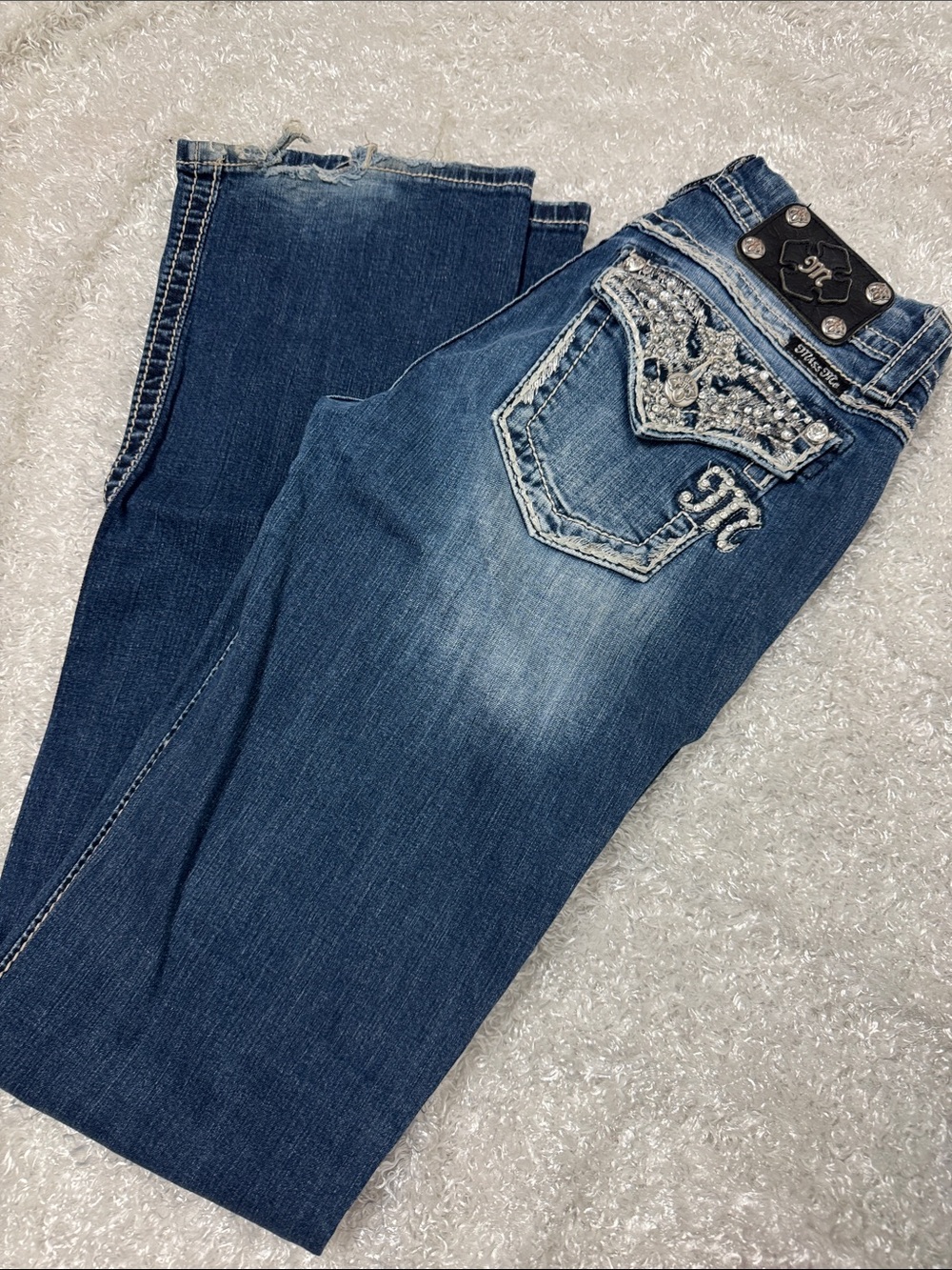 Miss me mid rise easy boot cut jeans 27